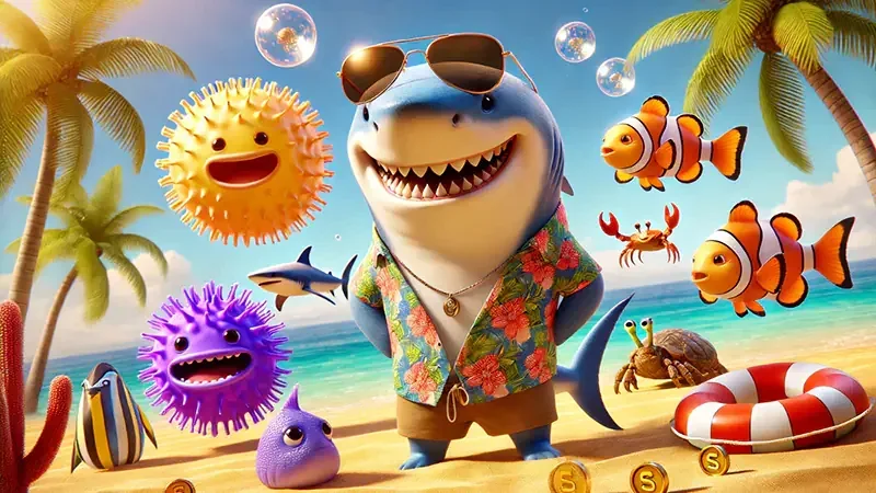Suasana arena bawah laut permainan tembak ikan JP138